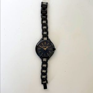 Michael Kors Black Chain Watch